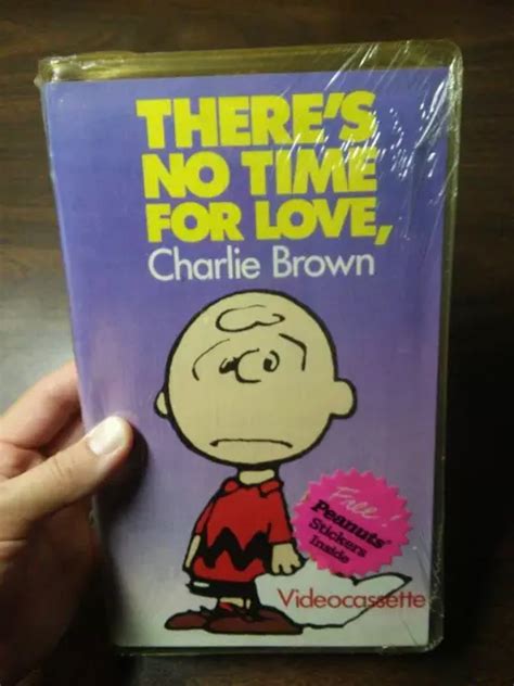 Theres No Time For Love Charlie Brown Charles M Schultz Vhs Tape