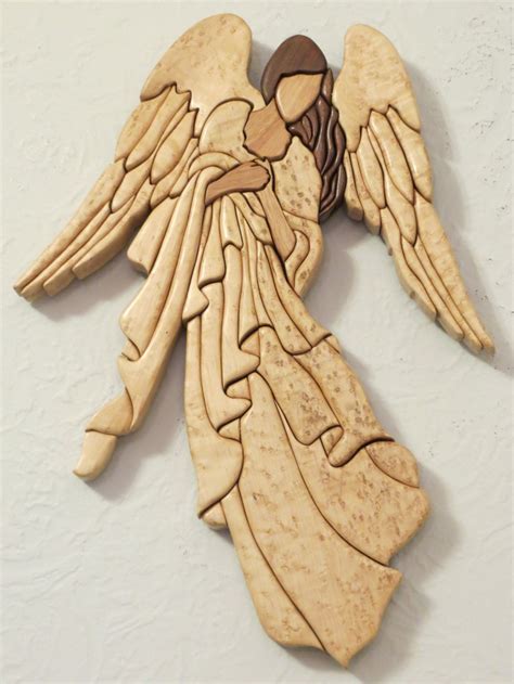 Intarsia Angel By Intarsiabycarol On Etsy Intarsia Wood Patterns