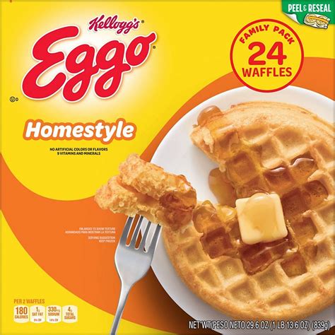 Eggo Frozen Waffles Homestyle Shop Entrees And Sides At H E B