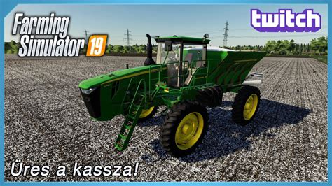 Üres a kassza Alsoszeg Agri Farm Farming Simulator 19 2020 10 24