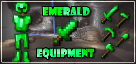Emerald Armor Tools And Dagger Minecraft Addon