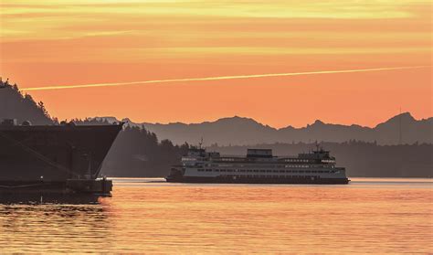 Seattle Bremerton Ferry Photograph By E Faithe Lester Fine Art America