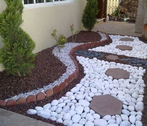 Diseño De Jardines Con Piedras 25 Ideas De Diseños Rústicos Para Decorar El Patio