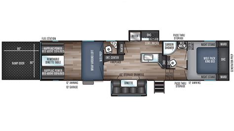 After your gear is unloaded. Wolf Pack 325PACK13 Toy Hauler For Sale