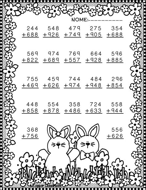 P Scoa Matem Tica Atividade Com As Opera Es De Adi Atividades De Matem Tica Ano