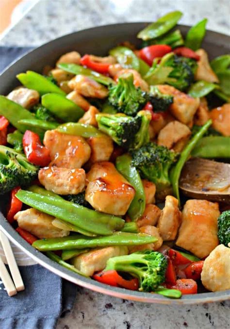 Ginger Chicken Stir Fry Small Town Woman