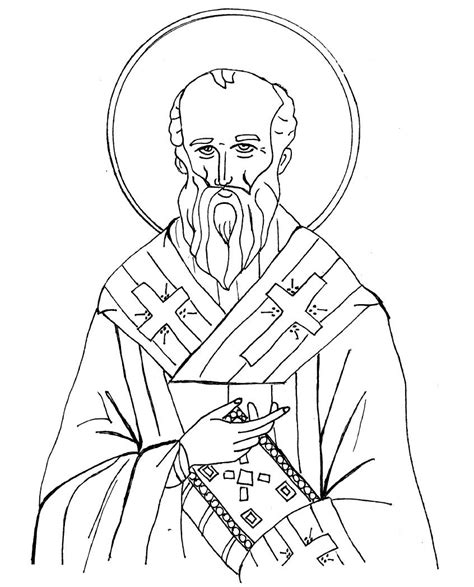 Andrew novena prayer, coloring page, and worksheet. SAINT GREGORY The Great coloring page © 2008 C.M.W. All ...