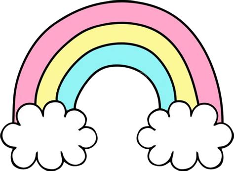 Rainbow Cloud Clipart Png Images Clouds Cute Rainbow Clipart Clip Art Sexiz Pix