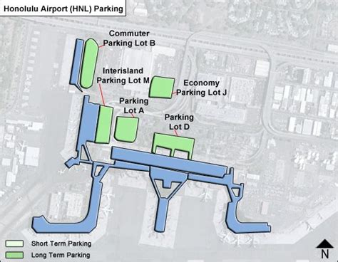 Honolulu Airport Parking Hnl Airport Long Term Parking Rates And Map