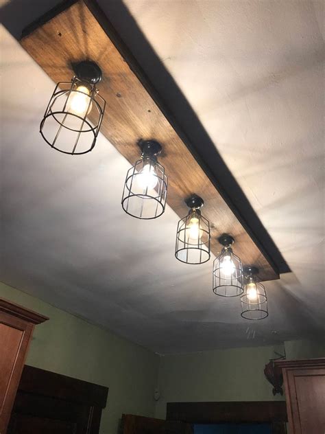 Find deals on products in light & electric on amazon. Rustic Farmhouse Beam Light - Light Fixtures up to 8 feet ...