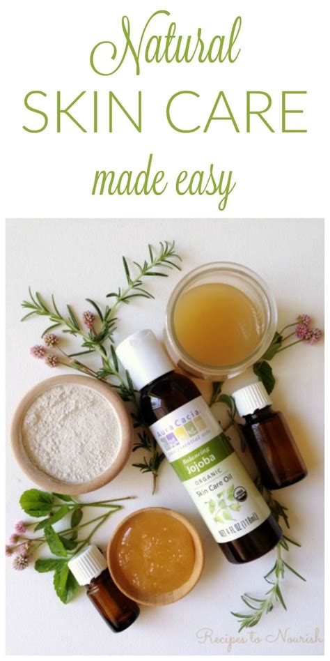 Natural Skin Care Made Easy Diy Natural Skin Care Can Be So Easy