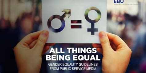 Gender Equality In Public Service Media New Guidelines For Building A