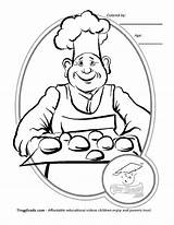 Coloring Baker Job Printable Jobs Muffin Man Know Getcolorings Drawing sketch template