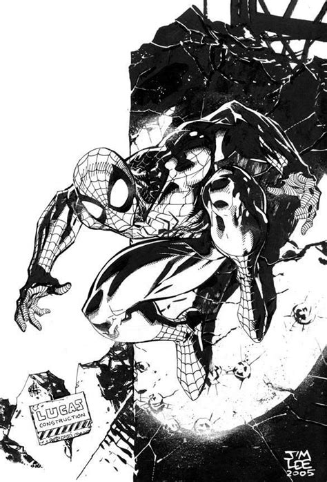 Spider Man By Jim Lee Sketches Jim Lee Art Jim Lee