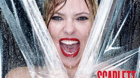 Scarlett Johansson Gets Wet Reveals New Tattoo