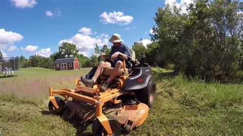 Mowing Tall Thick Grass 4 Satisfying Youtube