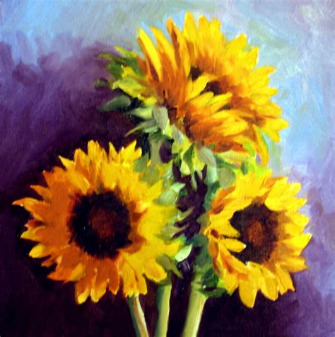 Nels Everyday Painting Sunflowers Sold