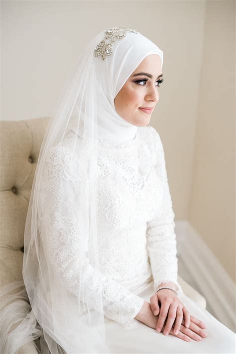 wedding dress hijab style