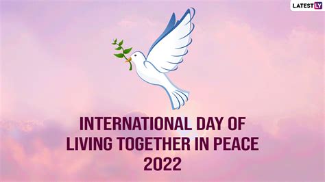 Festivals And Events News When Is International Day Of Living Together