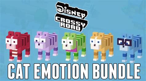 Disney Crossy Road Secret Characters Cat Emotions Bundle Inside Out