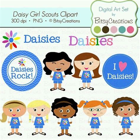 Daisy Clip Art Daisy Girl Scouts Girl Scout Crafts Girl Scouts