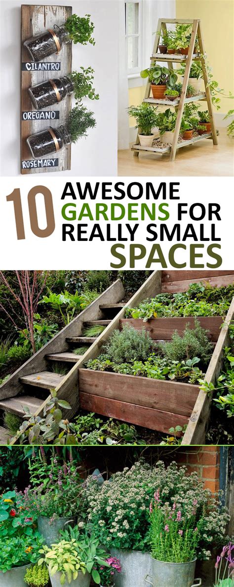 10 Awesome Gardens For Really Small Spaces
