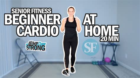 Beginner Cardio Workout At Home For Seniors 20 Min Senior Fitness