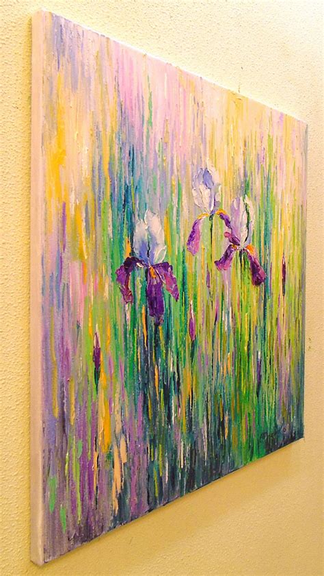 Irises Painting By Olha Darchuk Jose Art Gallery