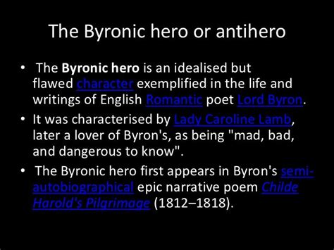 😊 Define Byronic Hero Byronic Heroes Examples Of The Desirable Bad