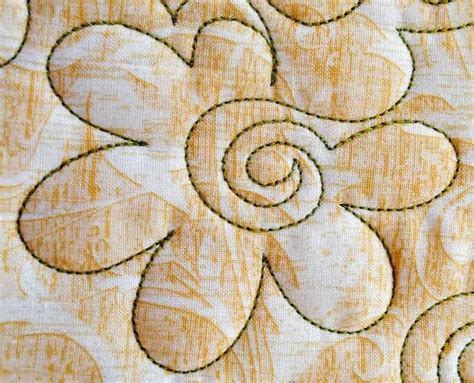 Nice Free Motion Quilting Tutorial For Spirals Flowers With Spirals