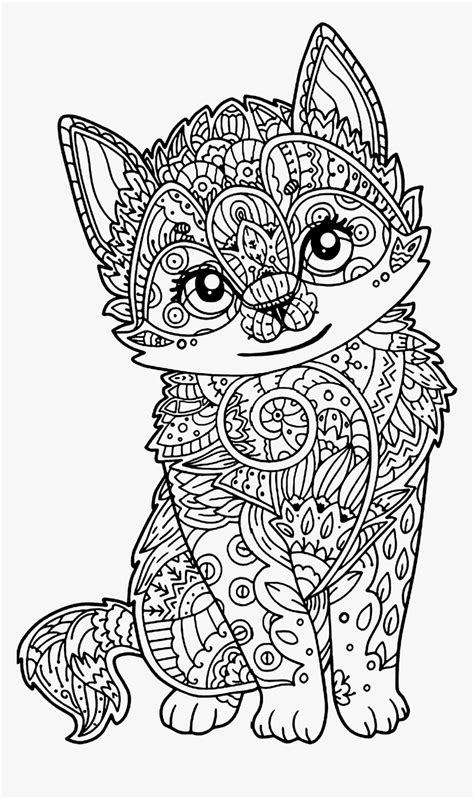 Printable Cat Mandala Coloring Pages