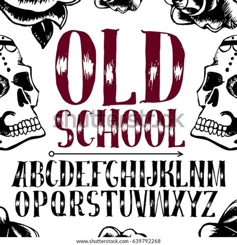 Old School Tattoo Font