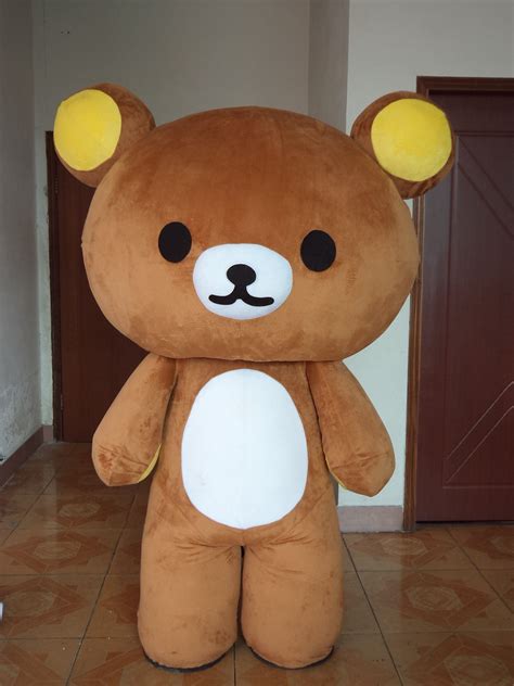 Rilakkuma Mascot Costumes Teddy Bear Costumes Teddy Bear Mascot Costume