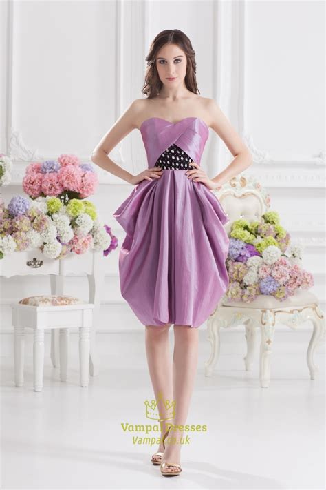 Short Light Purple Prom Dresseslight Purple Homecoming Dresses