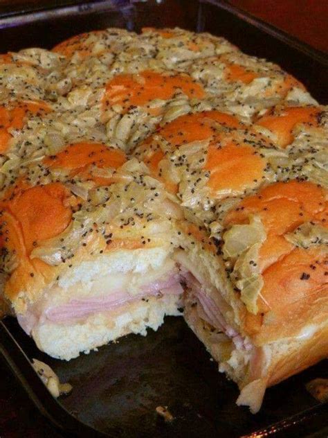 Hawaiian Baked Ham And Swiss Sandwiches Quickrecipes