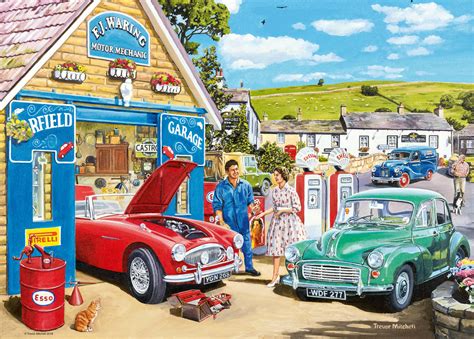 19826 Ravensburger The Country Garage Jigsaw Puzzle 1000 Quality Pieces