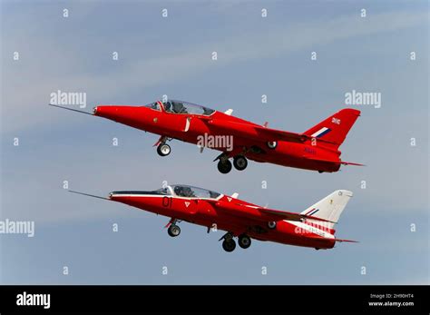 Gnat Display Team Of Ex Royal Air Force Folland Gnat Jet Trainer Planes
