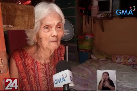 94 Year Old Woman In Caloocan Asks Duterte For Small Kubo Gma News Online