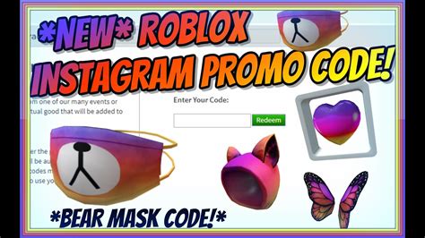 Bear Face Mask Roblox Id Code