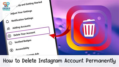 How To Delete Instagram Account Permanently Quick And Easy Youtube