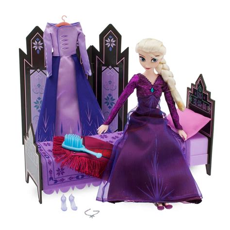 Elsa Classic Doll Bedroom Play Set Frozen 2 Here Now Dis