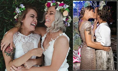 Melbourne Same Sex Brides Officially Marry At Midnight Daily Mail Online