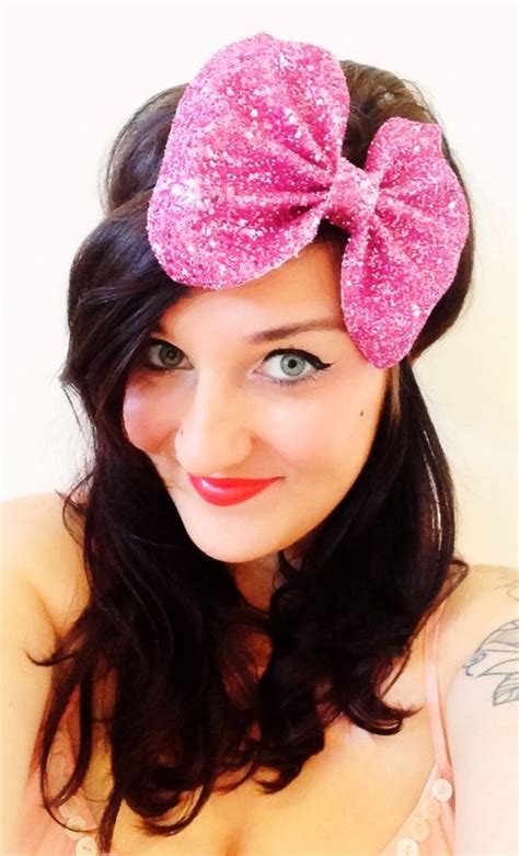 Giant Hair Bow In Bubblegum By Crown And Glory UK Project Ideas Art