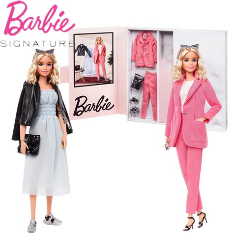 barbie signature barbiestyle doll mu eca hecha para mover el cuerpo traje rosa de moda con