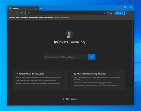 How To Always Start Microsoft Edge In Inprivate Browsing Mode On Windows 10