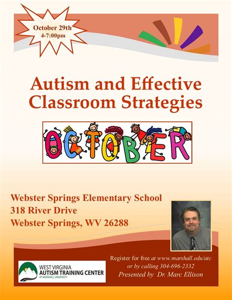 Webster Effective Classroom Strategies Wv Autism Training Center