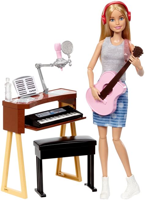 barbie careers musician doll and playset blond