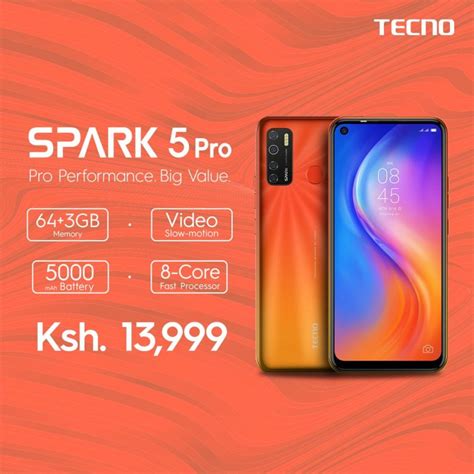 Tecno Spark 5 Pro Price Kenya Techsawa