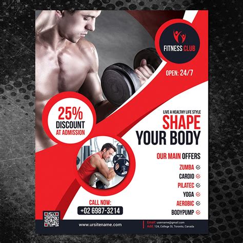 Fitnessgym Flyer 63927 Personal Design Flyer Graphic Design Ads