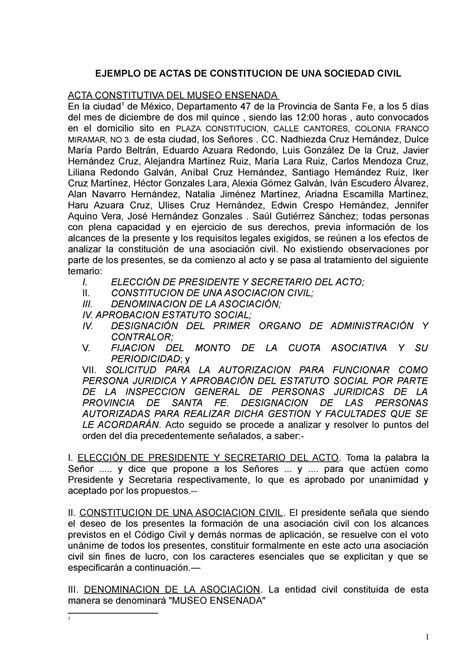 Docx Ejemplo De Acta Constitutiva Seguridad E Higienes Dokumen Tips